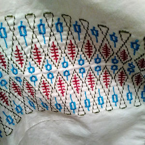 Hand detailed white shirt from Taiwan